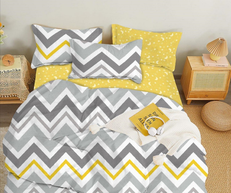 Постельное белье Zastelli бязь Зигзаг евро