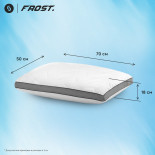 Гибридна подушка з пам'яттю та ефектом охолодження Sonex Frost 50х70 см