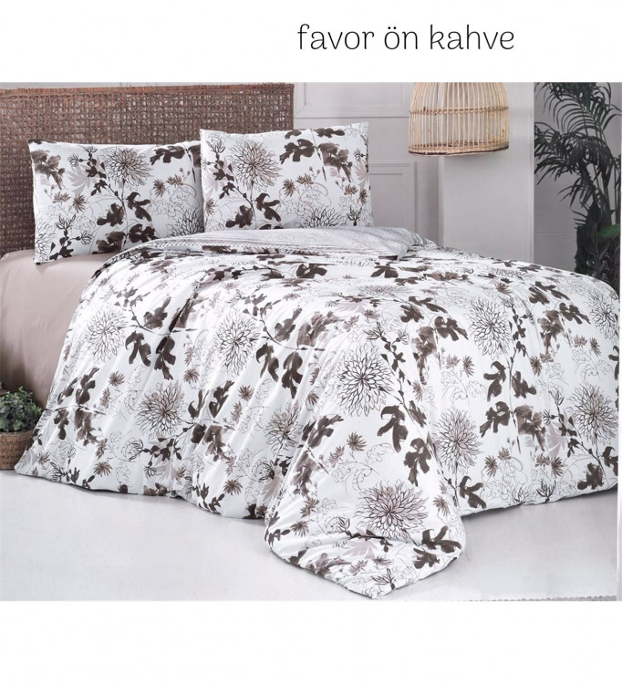 Постільна білизна Altinbasak Favor on kahve полуторний