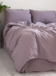Простирадло на гумці Limasso Cathena Natural violet 180x200x30 см