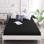 Простынь Mirson 0055 Black Pearl сатин 140x200 см на резинке по периметру