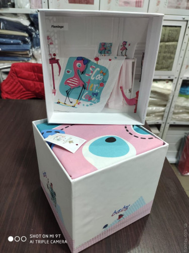 Постельное белье Belizza Flamingo для новорожденных