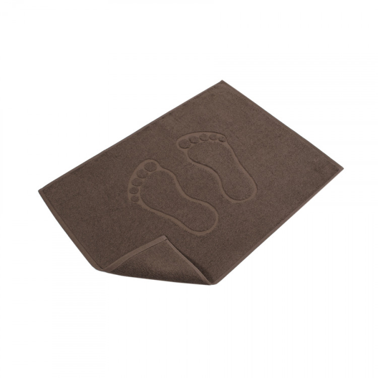 Полотенце для ног Lotus Home Коричневый V2 (800 г/м²) 50х70 см 