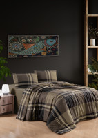 Постельное белье First Choice Фланель Veldor brown евро 