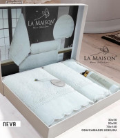Набор полотенец La Maison Neva из 3 шт. 30х50 см+ 50х90 см +70x140 см с парфюмом