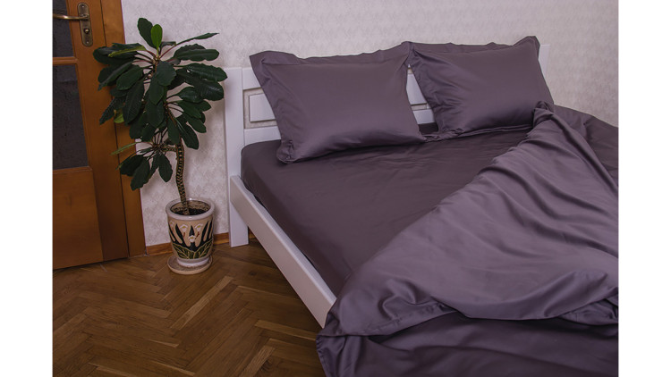 Простынь Billerbeck Neustadt U серый 180x220 см
