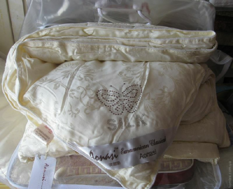 Одеяло шёлковое Aonasi 160x220 см, вес 2 кг 