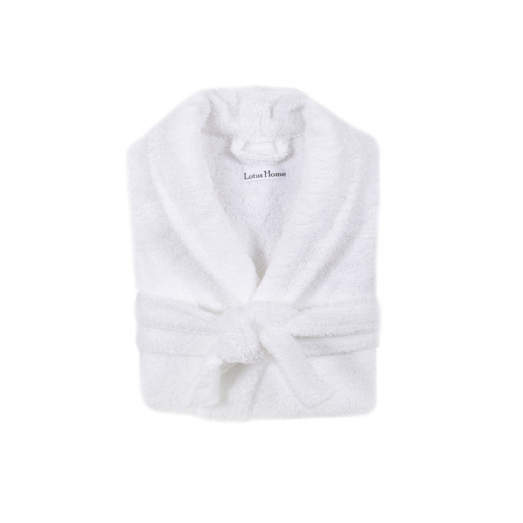 Халат махровий Lotus Home Basic Soft білий L