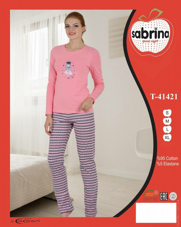 Пижама с брюками Sabrina sab 41421
