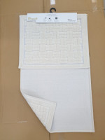 Набор ковриков для ванной MOSSOFT Cottoni 60x100 см + 50x60 см молочный V3