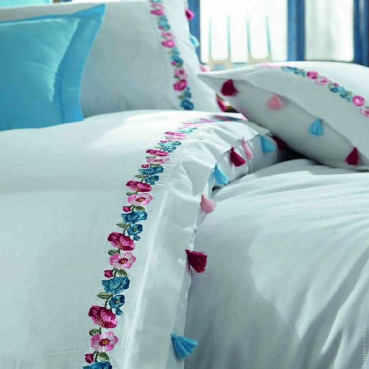 Постельное белье Dantela Vita Embroiderеd Valеria mavi евро
