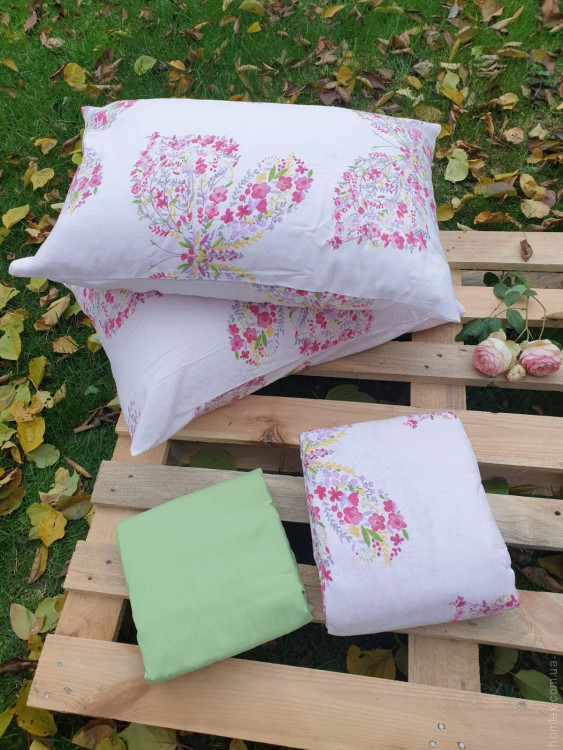 Постільна білизна фланель Cotton Star євро, модель 24