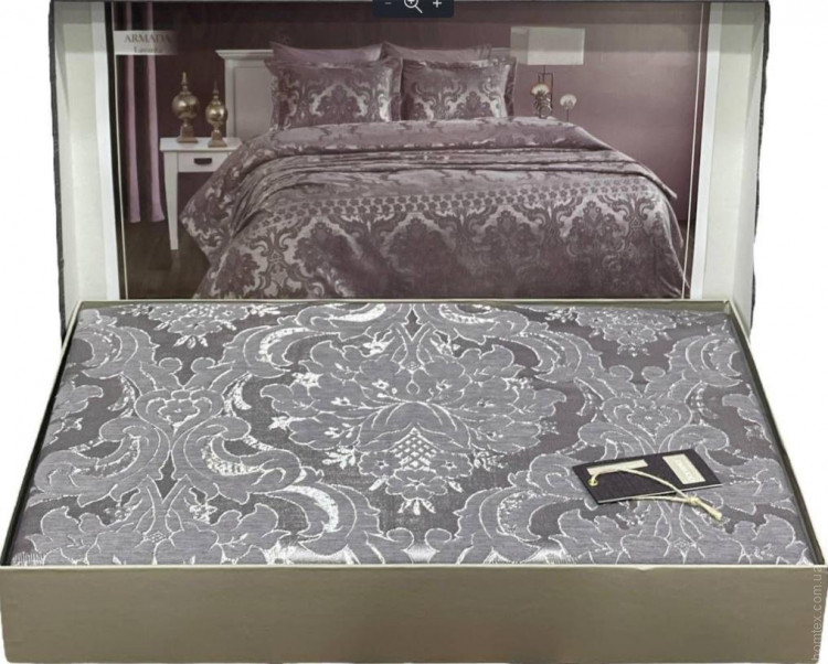 Покрывало Dantela Vita Armada lavanta 260x260 см с наволочками