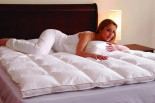 Перина-наматрасник Mirson Luxury Exclusive пух 100% 160x200 см