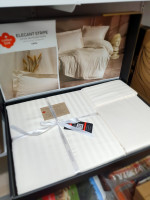 Постільна білизна Cotton Box Elegant stripe ekru євро