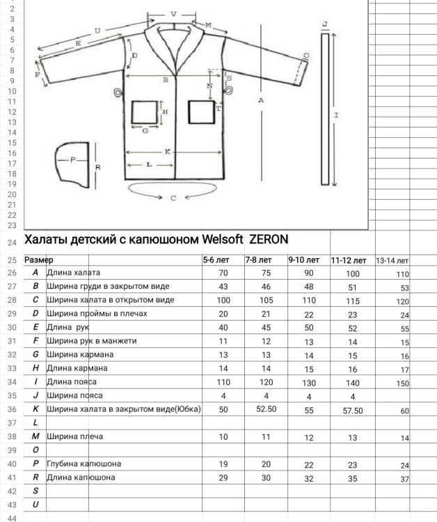 Халат детский Zeron Welsoft 5-6 лет, цвет -  розовый