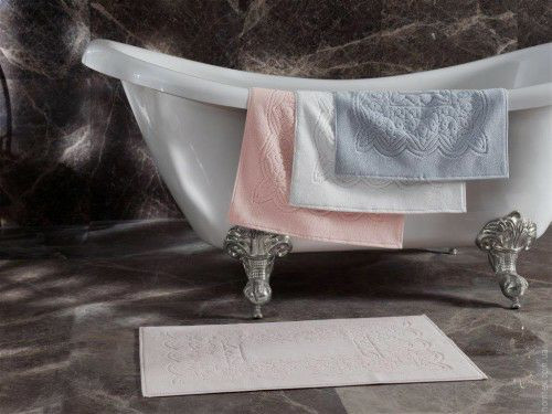Коврик-полотенце для ног Home Line 132143 розовый 50х80 см