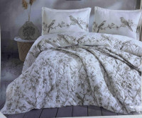 Постільна білизна зі стьобаним підковдрою - покривалом Aran Clasy Mevlin євро
