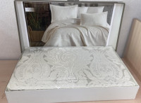Покривало Dantela Vita Hazel Krem 260x260 см