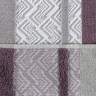 Полотенце махровое Hobby Nazende сливовый - серый 50x90 см