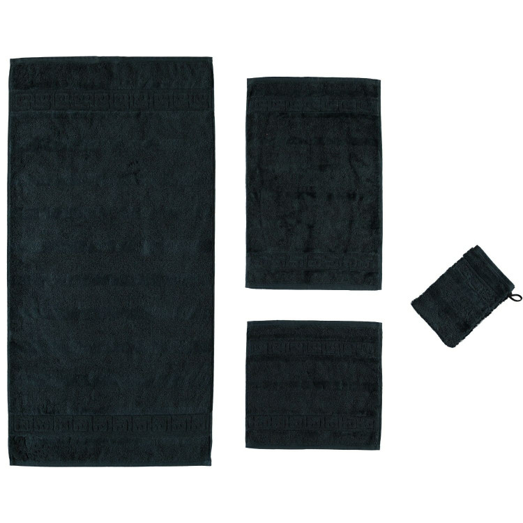 Полотенце Cawo Noblesse Uni 1001-901 schwarz 50х100 см  