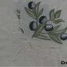 Скатерть круглая Kayaoglu Olive 160хQ см. с вышивкой