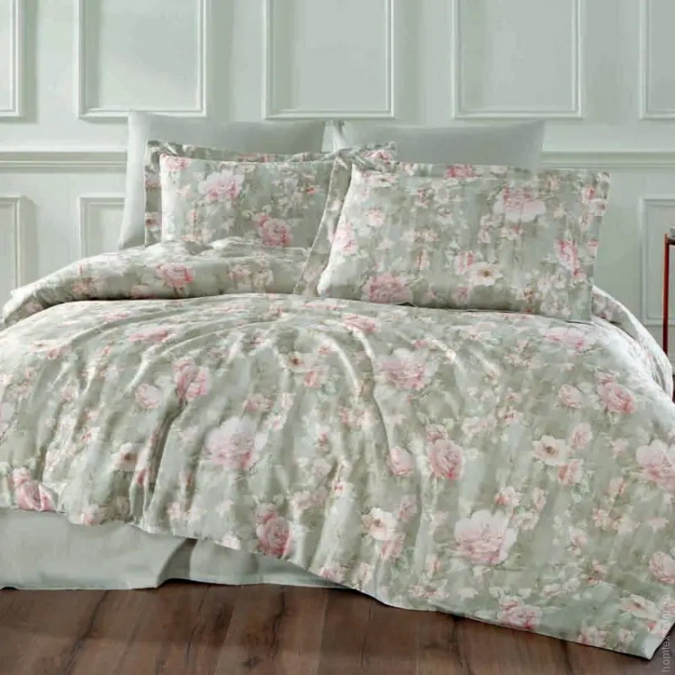 Постельное белье Tivolyo Home Nostalgia Yesil евро