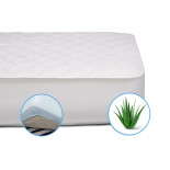 Наматрасник Mirson Silk Aloe Vera Стандарт 200x200 см, №292 (обычный на резинке по периметру)