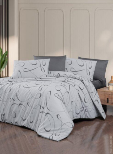 Постільна білизна First Choice Alfeo Anthracite 