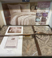 Покрывало BirHome Valeron acik kahve 240x260 см с наволочками