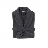 Халат махровый unisex Lotus Home Basic New Line антрацит 2XL 