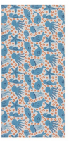 Пляжное полотенце Maisonette Octopus 340 г/м2 75х150 см