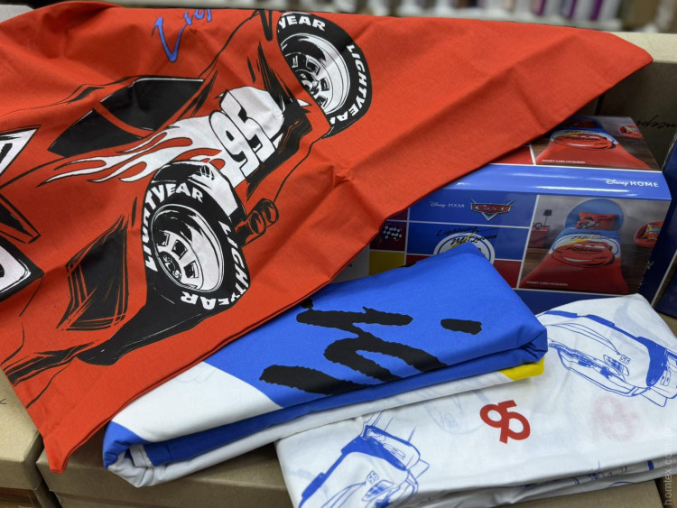 Постільна білизна TAC Ranforce Disney Cars MC Queen дитяча з простирадлом на гумці