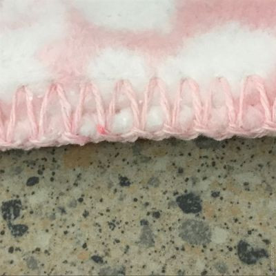 Бавовняний плед Belizza Damask pembe (рожевий) 200х220см