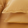 Постельное белье Penelope Catherine mustard семейный с простынью на резинке (160х200+35 см)