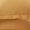 Постельное белье Penelope Catherine mustard семейный с простынью на резинке (160х200+35 см)