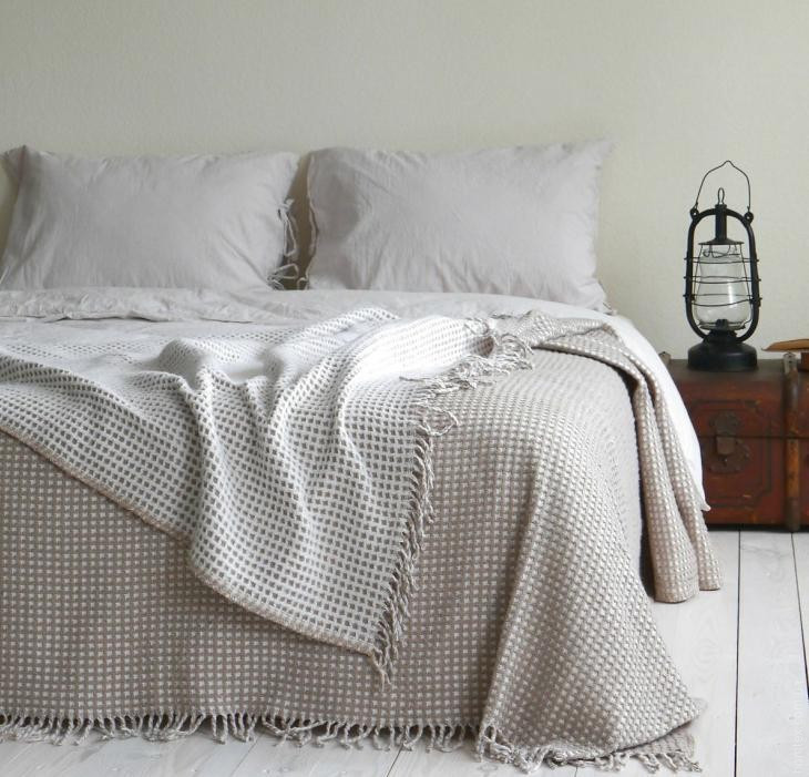 Плед - покривало La Modno Cosy Beige - Ecru 200x220 см