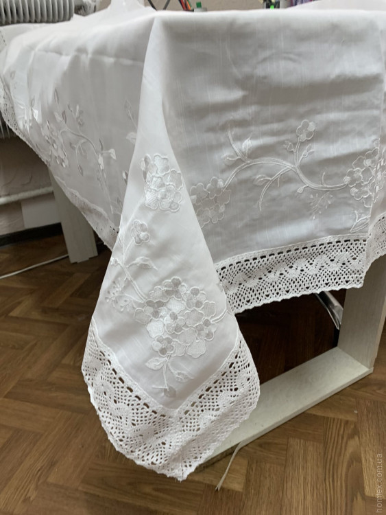 Скатертина Alltex 150x220 см з вишивкою, модель 8