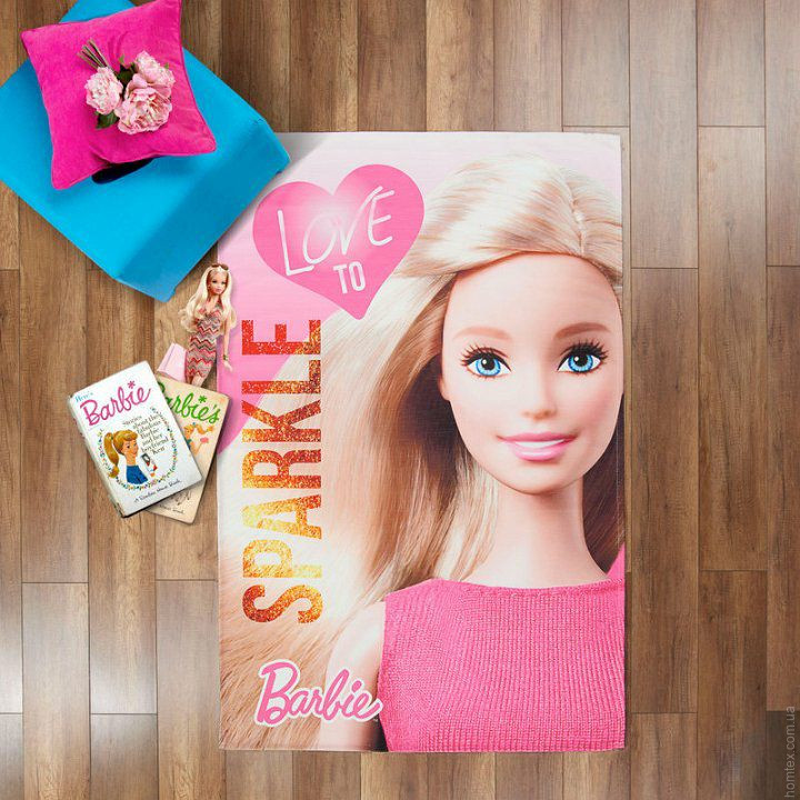 Коврик в детскую комнату TAC Barbie Sparkle 120x180 см