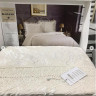 Покрывало жаккардовое My Bed Damask 250x260 см с наволочками кремовое, модель 1