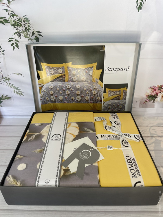 Постільна білизна Romeo Home поплін Vanguard євро