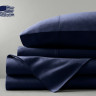 Простынь Boston Textile Sateen Dark Blue 80х190 см на резинке