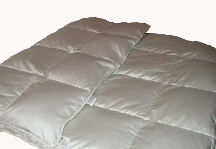 Одеяло Iglen облегченное климат-комфорт 100% белый пух 160х215 см. 