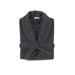 Халат махровий unisex Lotus Home Basic New Line антрацит 3XL