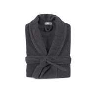 Халат махровый unisex Lotus Home Basic New Line антрацит 3XL
