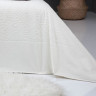 Простынь велюр/махра Belizza Hanzade krem 200x220 см., 550 г/м2
