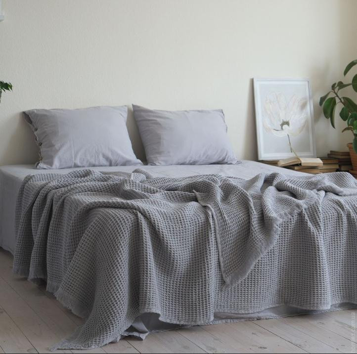 Покривало Pike La Modno Stonewashed Pearl Gray 220x240 см