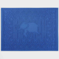 Махровое полотенце Arya для ног 50x70 см Boho синий