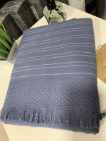 Полотенце Pestemal Sikel Orenda 100x150 см темно-серое