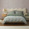 Постельное белье Lotus Home Checked Gingham олива евро